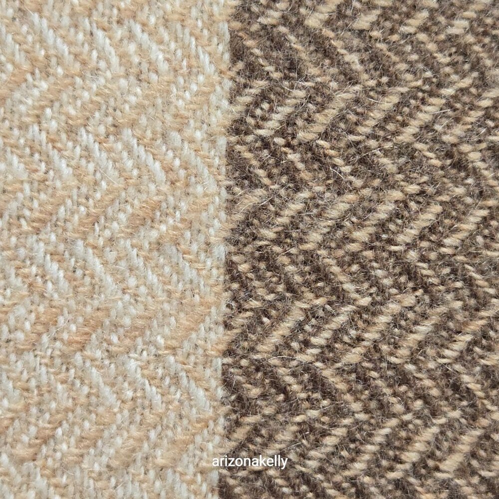 NWOT Cashmere Scarf Paneled Design Fringed On All Sides - Picture 3 of 16